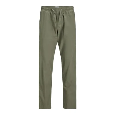 Abbildung von Jack &amp; Jones Jpstkane Jjsummer Blend Jogger Stoffhose, Herren, Größe: Medium, Dusty olive