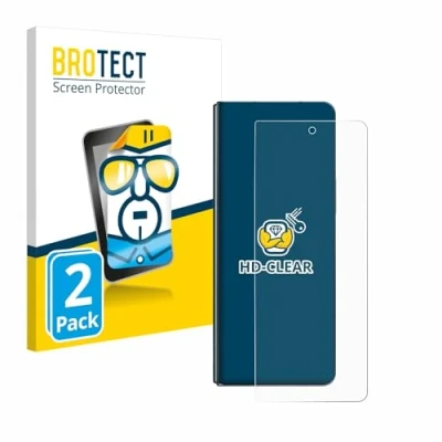 Abbildung von BROTECT (2 Stück Schutzfolie für Samsung Galaxy Z Fold 4 Displayschutz Folie Ultra Klar