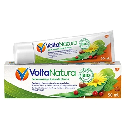 Abbildung von Voltanatura Massagegel auf pflanzlicher Basis, beruhigt und löst Muskelverspannungen, 50 ml