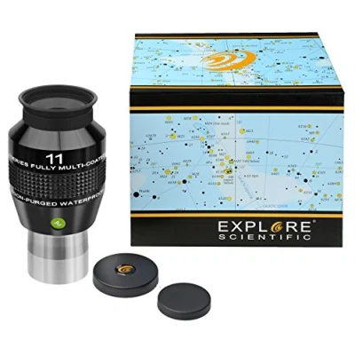 Abbildung von Explore Scientific 82 AR Okular mit hochwertiger Mehrschichtvergütung, wasserdicht Schutzgas gefüllt, 11mm (1.25&quot;)