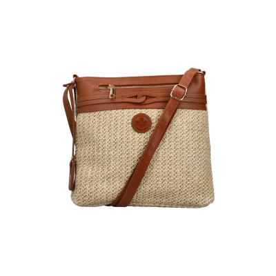Abbildung von Rieker Umhängetasche, Schultertasche, Damen Tasche mit abnehmbarem Logo Anhänger