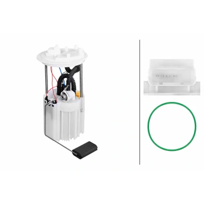 Abbildung von HELLA 8TF 358 306 811 Kraftstoff Fördereinheit mit Dichtung, Tankgeber elektrisch Benzin FIAT: Punto II Schrägheck, LANCIA: Ypsilon