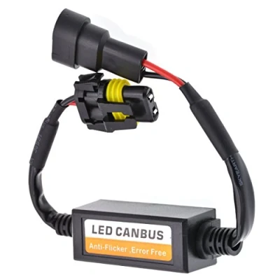 Abbildung von KATUR Auto LED Scheinwerfer Canbus Fehlerfreier Decoder 9005(HB3)/9006(HB4) Plug &amp; Play Computer Warnunterdrücker Anti Flimmern (2 Stück)