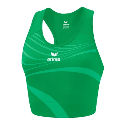 Abbildung von Erima Racing Sportbh mit mittlerer Stützkraft, Damen, Größe: 36, Smaragd