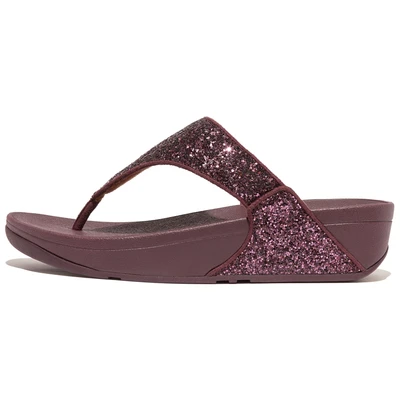 Abbildung von Fitflop Lulu Dianette Badeschuh, Sandale, Sommerschuh mit Glitter Bandage