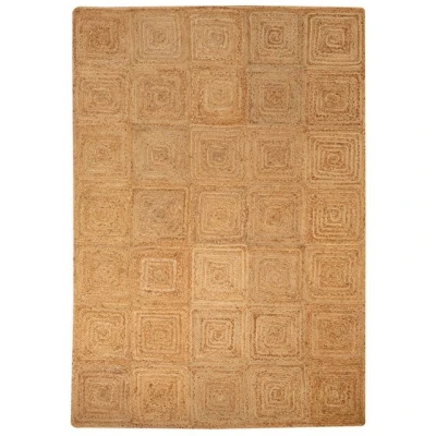 Abbildung von Steffensmeier Teppich Goa Quadrate, Rechteckig, Jute