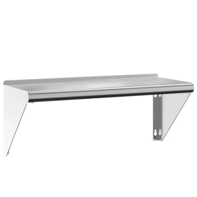 Abbildung von vidaXL Regal Wandregal 75x30x31 cm Silbern Edelstahl, 1 tlg.