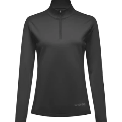 Abbildung von GORE WEAR Damen Everyday Mid 1/4 zip Hemd, Schwarz, 40 EU