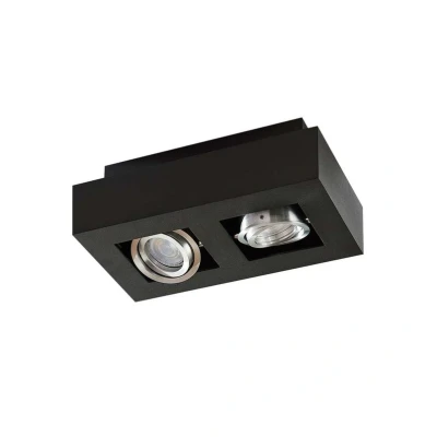 Abbildung von Arcchio Strahler Vince, 25 cm, schwarz, Metall, GU10