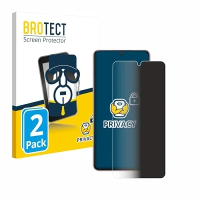 Abbildung von BROTECT (2 Stück Anti Spy Blickschutzfolie für Samsung Galaxy S21 5G Privacy Screen Protector [Displayschutz Folie, Sichtschutz, Blaulichtfilter]