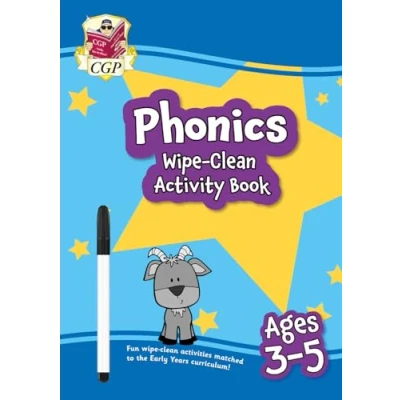 Abbildung von New Phonics Wipe Clean Activity Book for Ages 3 5 (with pen) (CGP Reception Books and Cards)