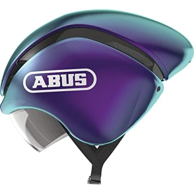 Abbildung von ABUS Zeitfahrhelm GameChanger TT Aerodynamischer Fahrradhelm mit optimalen Ventilationseigenschaften für Damen und Herren Lila, Größe M