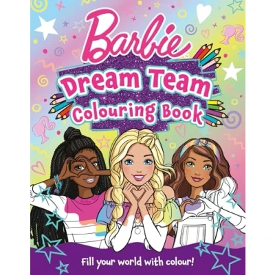 Abbildung von Barbie Dream Team colouring Book: Brand new book, perfect for fans aged 3, 4, 5, 6, 7 years