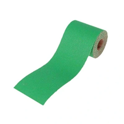 Abbildung von Faithfull FAIAR100120G Schleifpapier Rolle, fein (Körnung 120), 100 mm x 50 m, 120 g, Grün