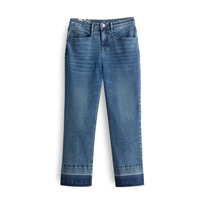 Abbildung von OPUS LANI Dynamic Jeans Straight Leg, Damen, Größe: 36x26, Mid authentic blue