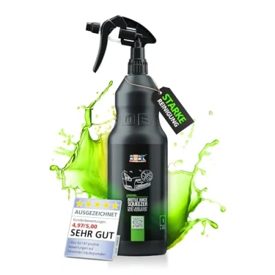 Abbildung von ADBL Beetle Juice Squeezer (1l) kraftvoller Lackreiniger gegen angetrocknete Insektenreste &amp; Vogelkot Auto Insektenentferner Insektenreiniger für Glas, Lack, Chrom Kunststoff