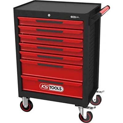 Abbildung von KS TOOLS 897.0007 Werkzeugwagen 1014mm 748mm 300kg 25kg Stahlblech
