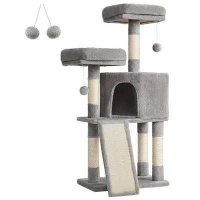 Abbildung von FEANDREA Kratzbaum, Katzenbaum,115cm,vollständig mit Sisal umwickelte Säule