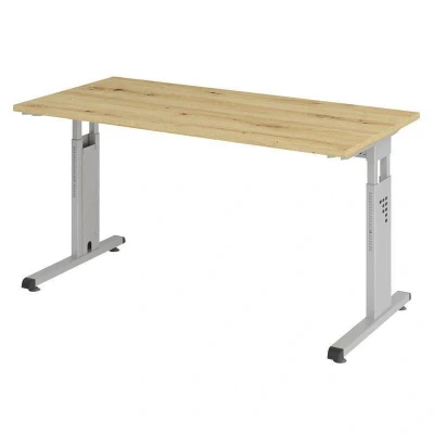 Abbildung von HAMMERBACHER Schreibtisch VOS614/R/S Asteiche