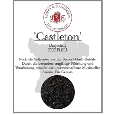 Abbildung von Lerbs &amp; Hagedorn, Darjeeling Tee FTGFOP I Castleton Second flushUnverwechselbare Muskatellaromen 1.5kg (ca. 122 Liter) Flush Periode