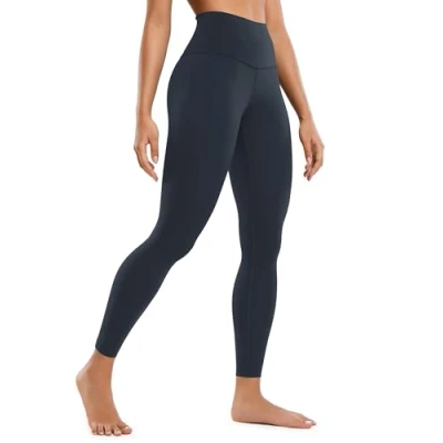 Abbildung von CRZ Yoga Butterluxe Damen High Waist Sport Leggings Blickdicht Leggins Sporthose Workout Gym Yogahose 64cm Echte Marine 42