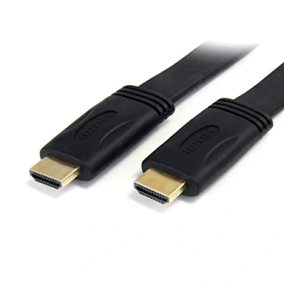 Abbildung von StarTech.com Flaches High Speed HDMI Kabel mit Ethernet 5m Ultra HD 4k x 2k vergoldeten Kontakten Videokabel