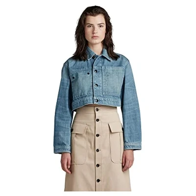 Abbildung von G STAR RAW Damen Cropped Denim Jacke
