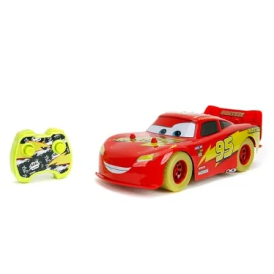 Abbildung von JADA Spielzeug Auto ferngesteuert Cars Glow Racers Lightning McQueen 1:14 253086000