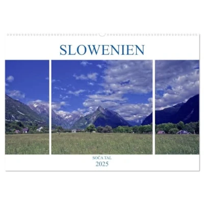 Abbildung von Slowenien Soca Tal (Wandkalender 2025 DIN A2 quer), CALVENDO Monatskalender