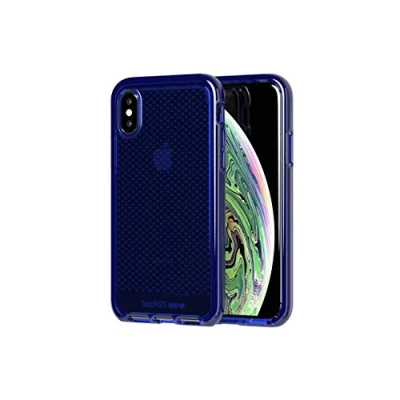 Abbildung von Tech21 Evo Check Schutzhülle für Apple iPhone X/iPhone Xs Mitternachtsblau