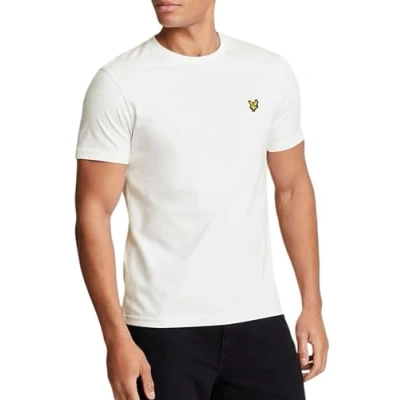 Abbildung von Lyle &amp; Scott T Shirt Herren mit Rundhals Ausschnitt und kurzen Ärmeln goldenem Adler Logo auf der Brust XS — XXL…