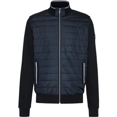 Abbildung von bugatti Modern FIT Sweatjacke, Herren, Größe: Large, Marine