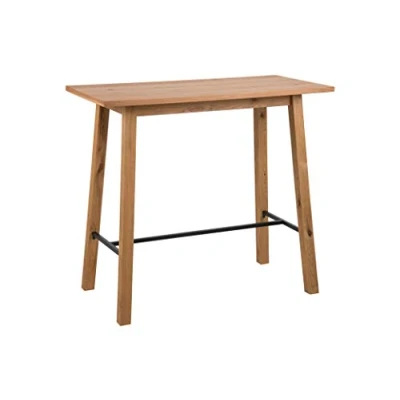 Abbildung von AC Design Furniture Bartisch Petra, B: 117 x T:58 H: 105 cm, Furnier, Braun