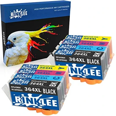 Abbildung von RINKLEE 8 Kompatible 364XL 364 XL Druckerpatronen Ersatz für HP Photosmart 5520 5510 6520 7520 7510 6510 B209a C6380 C309a Officejet 4620 Deskjet 3520 3070A