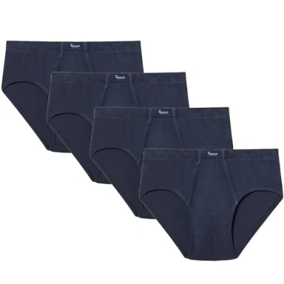 Abbildung von abanderado Herren Lote X4 Slip Abierto De Algodón Unterkleid, Blau (Marino 0m9), Medium (Herstellergröße: 48) (4er Pack)