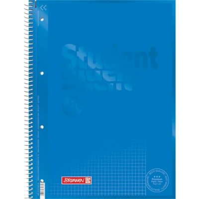 Abbildung von Brunnen 1067926133 Notizblock / Collegeblock Student Colour Code (A4 kariert, Lineatur 26, 90 g/m², 80 Blatt) blau
