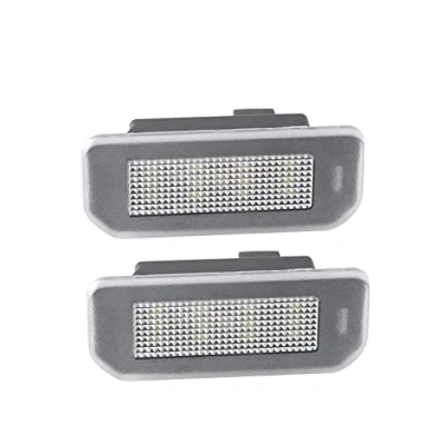Abbildung von AUTO STYLE Satz LED Nummerschildbeleuchtung kompatibel mit Tesla Model 3 2017 &amp; Y 2020 (High Output)