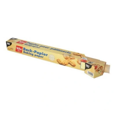 Abbildung von Papstar Backpapierzuschnitte / Backpapierrolle braun, eckig (1 Stück, 25 Blatt), veredelt, 38 x 42 cm, für Haushalt/Küche/Gastronomie, hitzebeständig bis 220C, umweltfreundlich, #14201