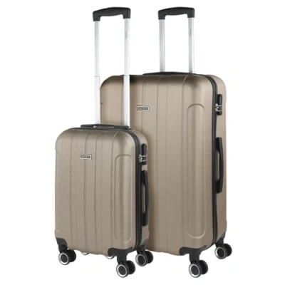 Abbildung von ITACA Gepäck Sets, Reisekoffer, Reisekoffer Set, Kofferset, Hartschalenkoffer, Trolley Luggage Große Auswahl an Koffer &amp; Trolleys für jede Reise! 771117, Champagner