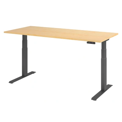 Abbildung von Hammerbacher Schreibtisch XDKB19 Ahorn/Graphit