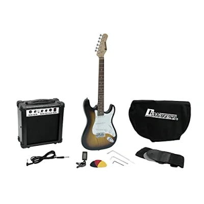 Abbildung von Dimavery EGS 1 E Gitarren Set Sunburst inkl. Koffer, Verstärker