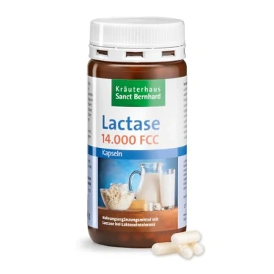 Abbildung von Sanct Bernhard Lactase Kapseln 14.000 FCC Einheiten 150 St