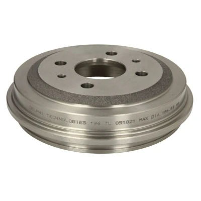 Abbildung von DELPHI BF136 Bremstrommel ohne ABS Sensorring, Radlager 219 FIAT: Seicento / 600 Schrägheck, Cinquecento, 126, SEAT: IBIZA 1