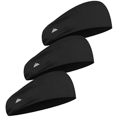 Abbildung von Tough Headware Sport Stirnband Damen Herren Laufstirnband Breites Headband für Laufen Wandern Schweißband Männer und Frauen Jogging Lauf Band versch. Farben