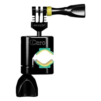 Abbildung von iSHOXS Cero Action Cam Lenkerhalterung Professioneler Aluminium Halter passend für GoPro Hero und kompatible Kameras Profil Durchmesser 15 30mm Schwarz