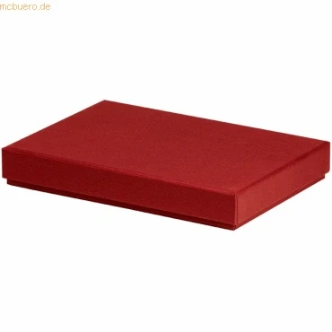 Abbildung von Rössler Papier 13521453361 Boxline Kartonage rechteckig, passend für DIN A5, Rot, 1 Stück