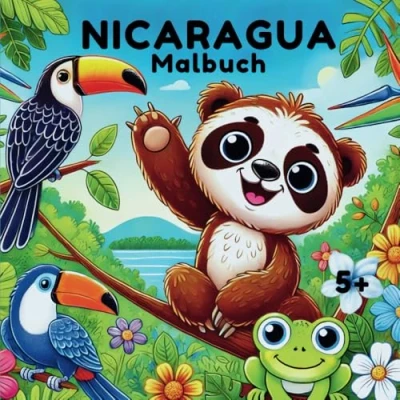 Abbildung von Entdecke die zauberhafte Babytierwelt Nicaraguas ein Malbuch für kleine Entdecker ab 5 Jahren