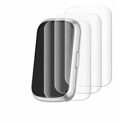Abbildung von Savvies 4 Stück Full Screen Schutzfolie für Sanorum CS5 1.47&quot; Cover Displayschutz Folie [3D Curved, Transparent, Anti Fingerabdruck]