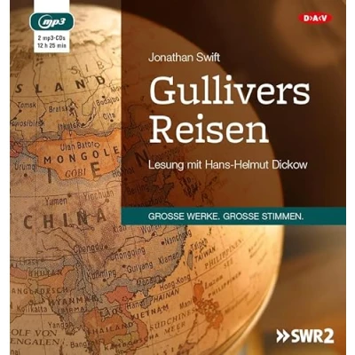 Abbildung von Gullivers Reisen: Lesung mit Hans Helmut Dickow (2 mp3 CDs)