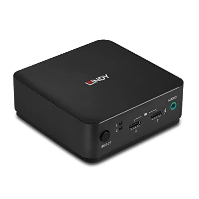 Abbildung von Lindy 2 Port Type C, DisplayPort 1.2 KVM Switch